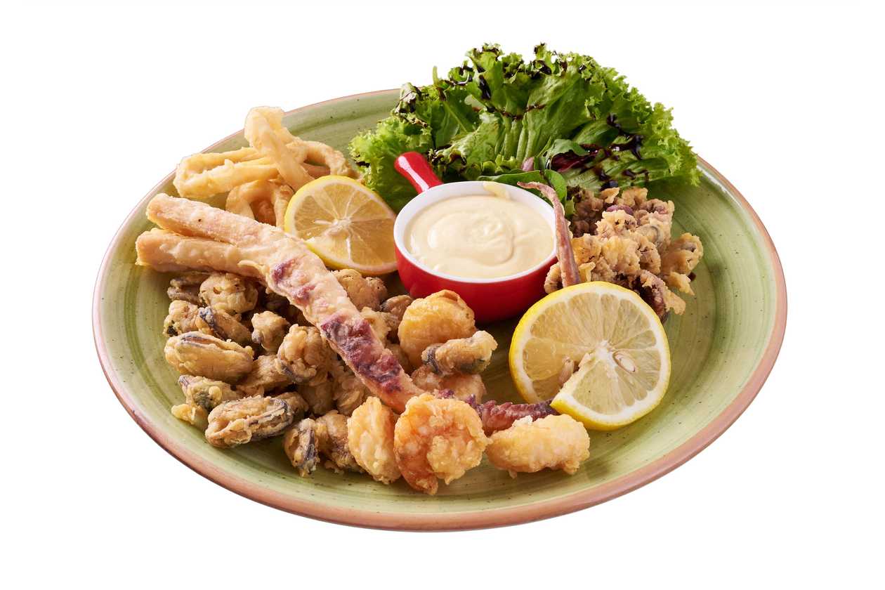 Fritto Misto con Salsa Alioli