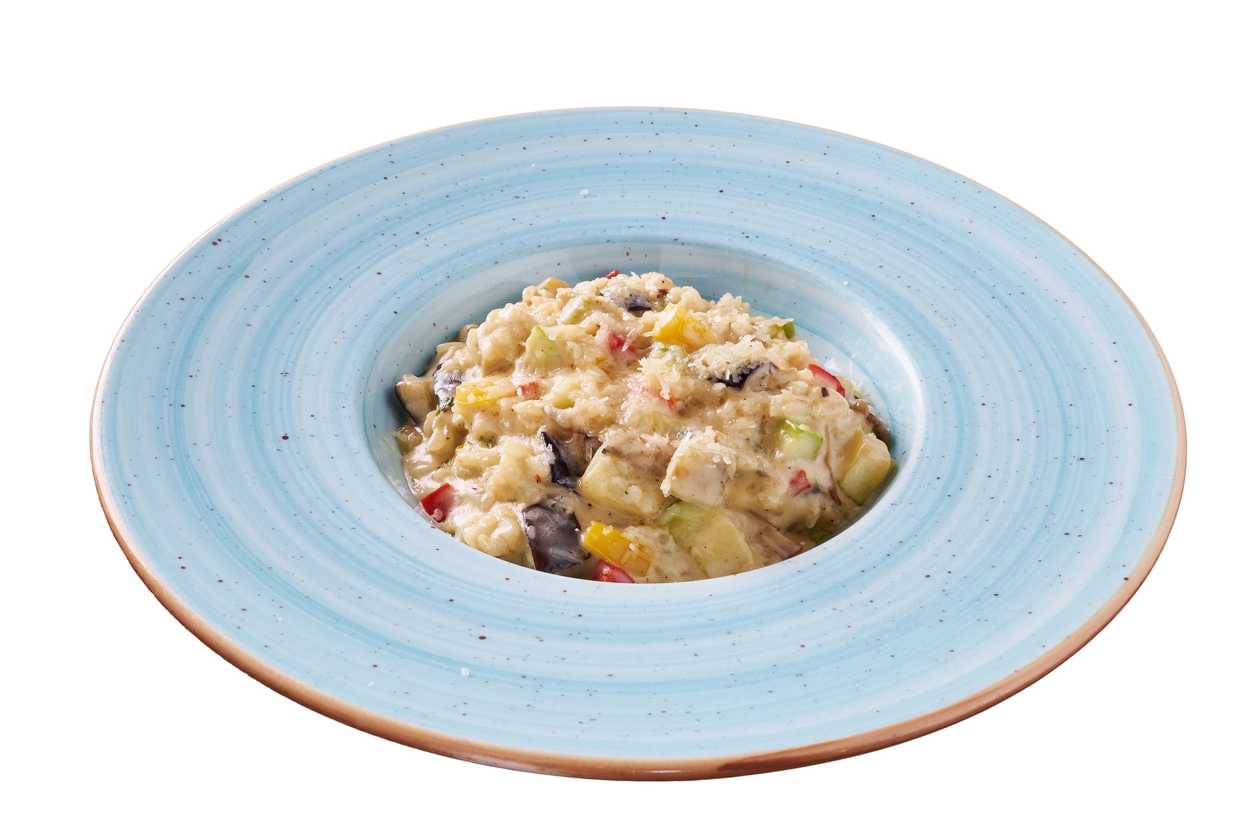 Risotto con legumi