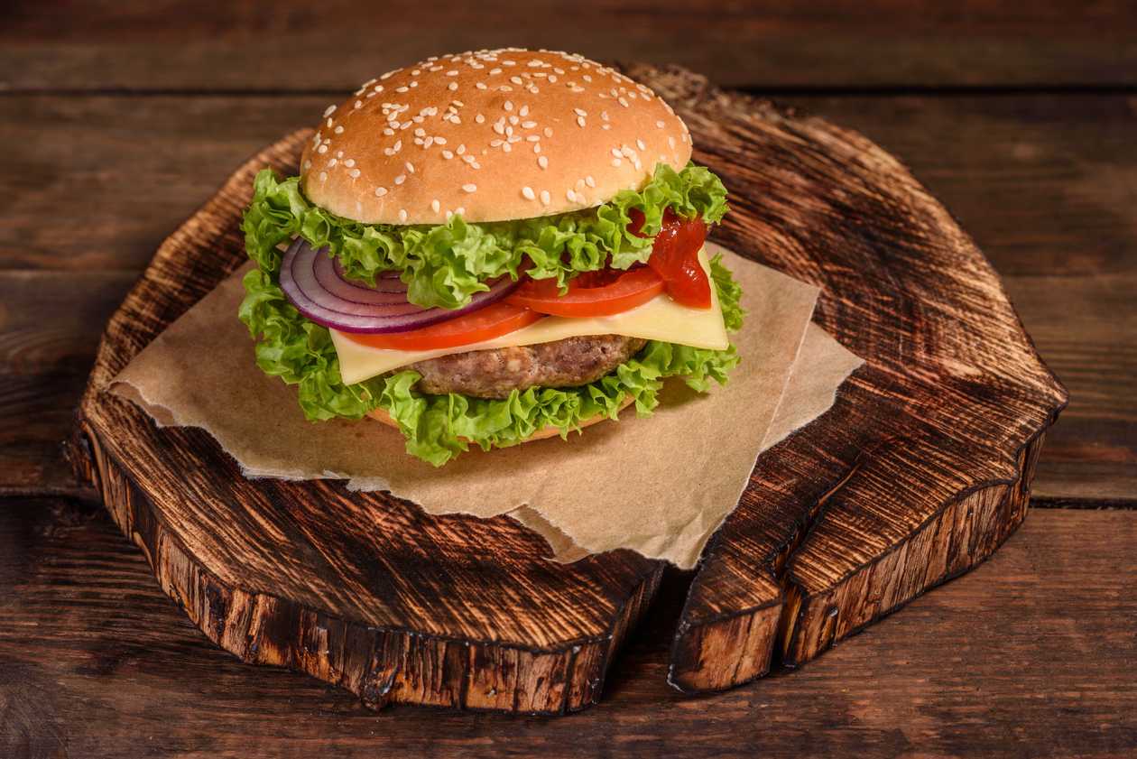 Double cheese burger