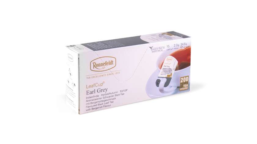 Herbata Ronnefeldt Leaf Cup Earl Gray (15 Saszetek)