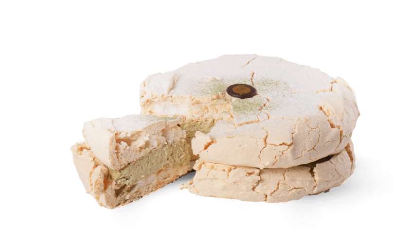 Pistachio Dacquoise Cake