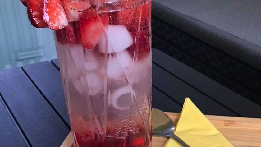 Jahodová domácí limonáda