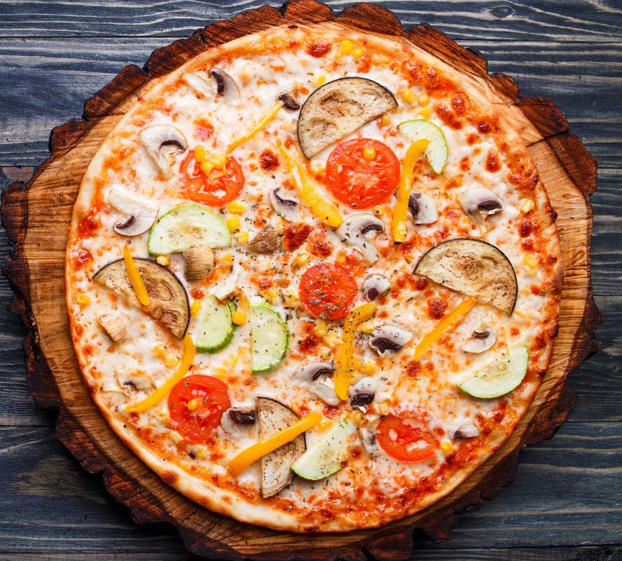 Sheep milk cheese pizza