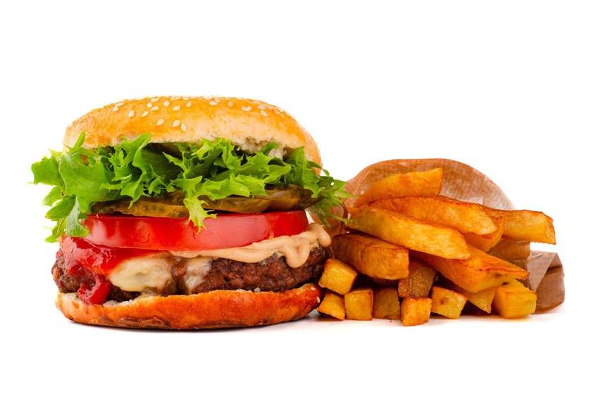 KKS Double classic burger with french fries