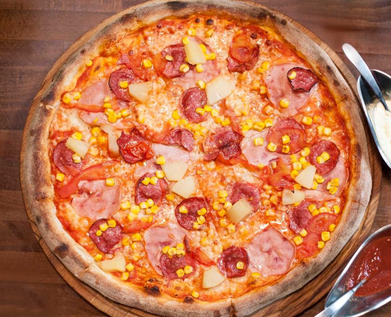 Pizza Prosciutto Mais