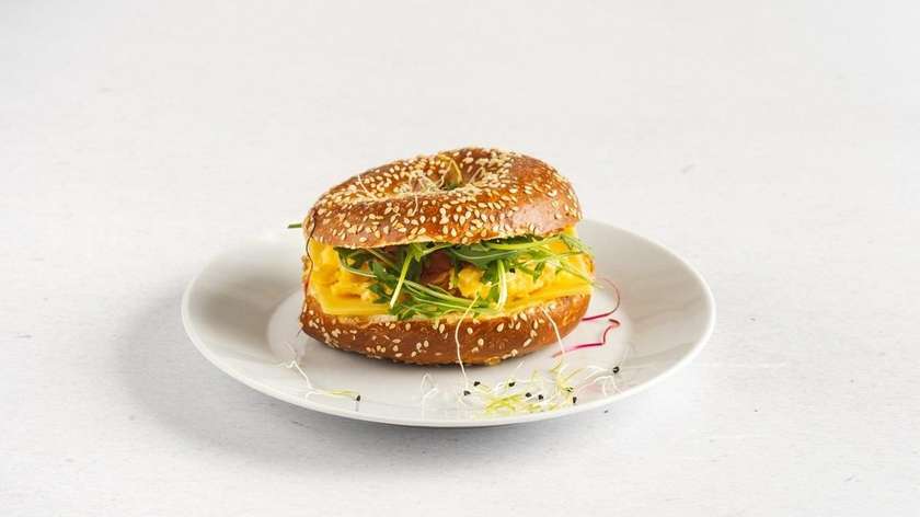 Bagel vaječina & slanina