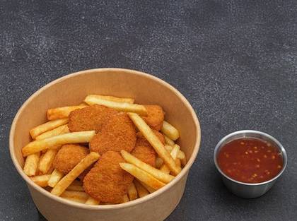 Nuggets and fries box