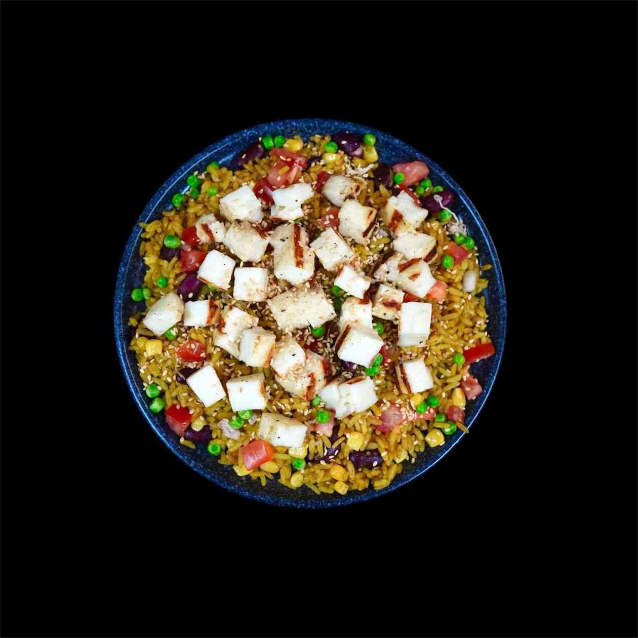Grilled Halloumi Bowl