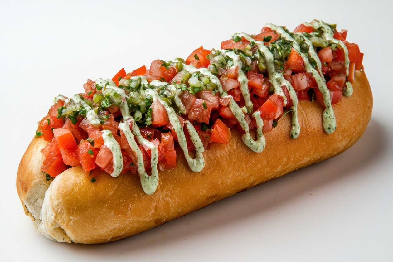 Menu: Cachorro Vegetariano + Batata Frita + Bebida
