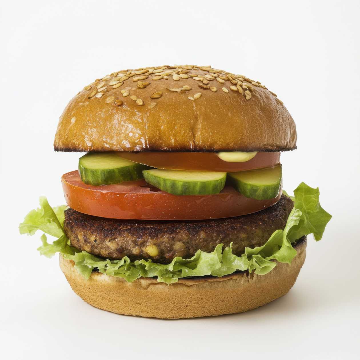 Prato Hambúrguer Vegan c/ Ovo