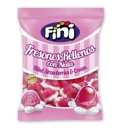 Fini Fresones Rellenos con Nata
