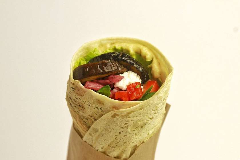 Eggplant and Feta Roll