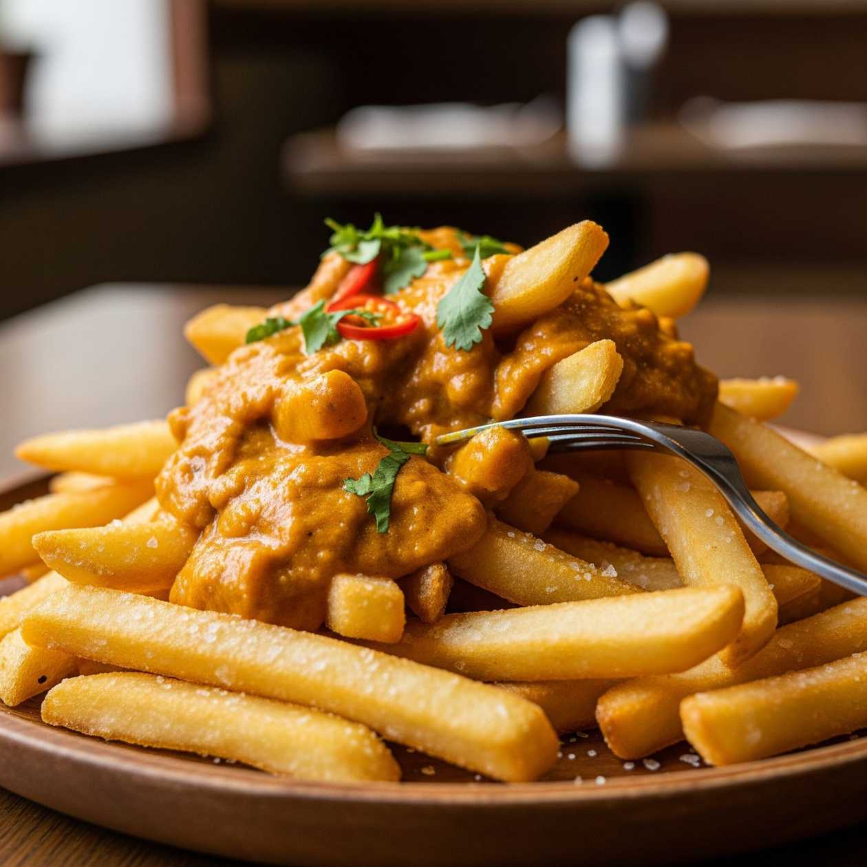 French Fries with Curry Sauce