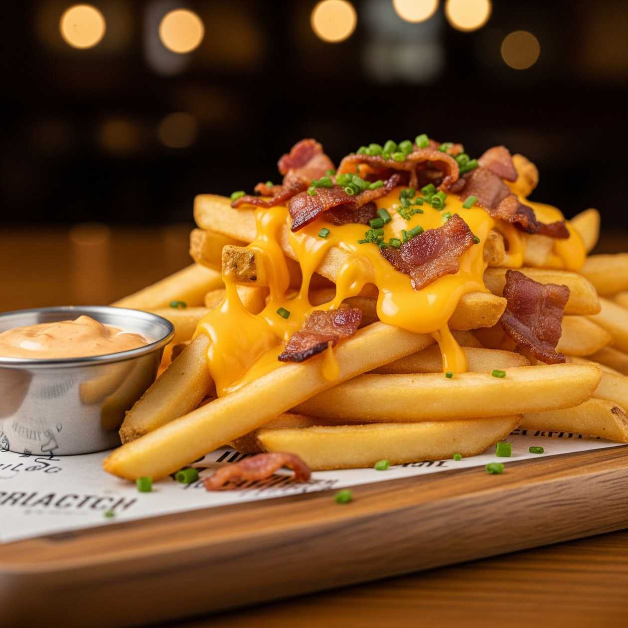 French Fries with Bacon and Cheese