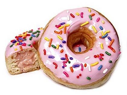 Пончик Donut STRAWBERRY CREAM