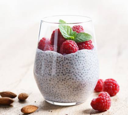 Yogurt with Chia Seeds and Fruit