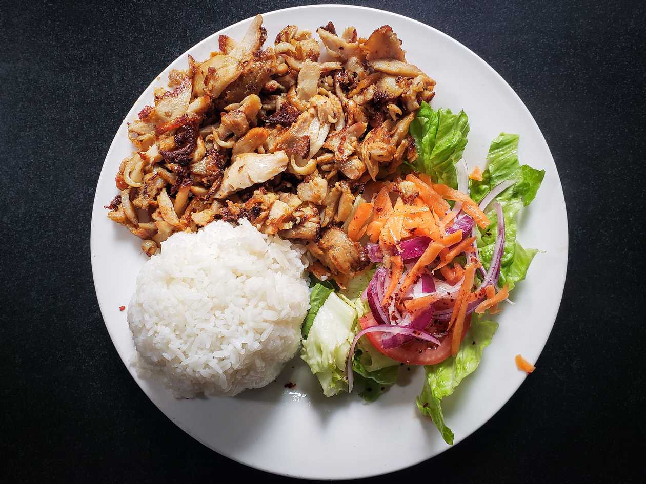 Kebab Talíř s rýží malý