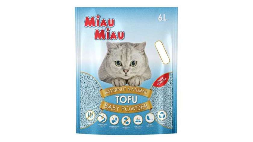 Tofu Litter Miau Miau Baby Powder 6l