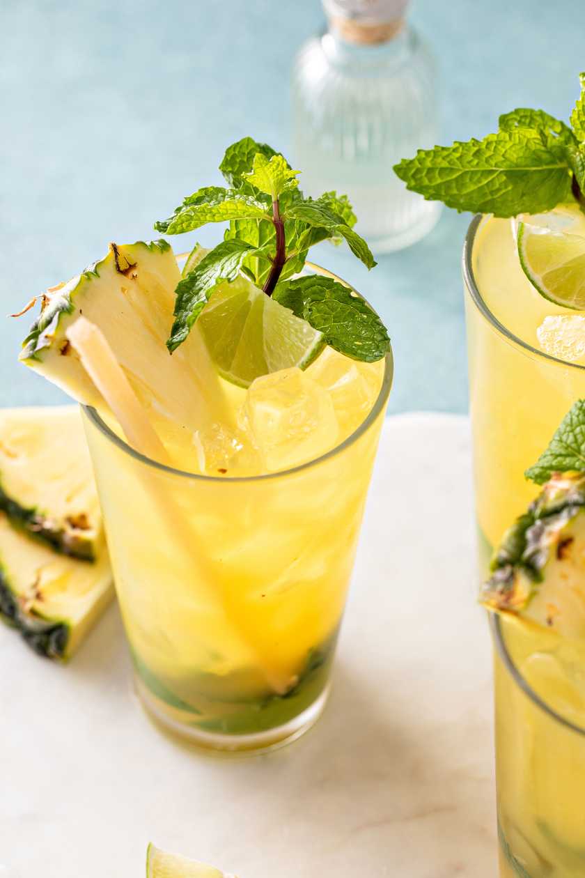 Pineapple And Mint Juice (Double)