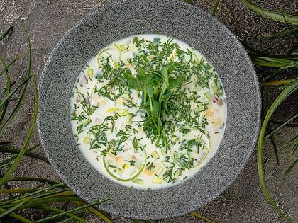 Окрошка на кокосовому молоці RAW & VEGAN