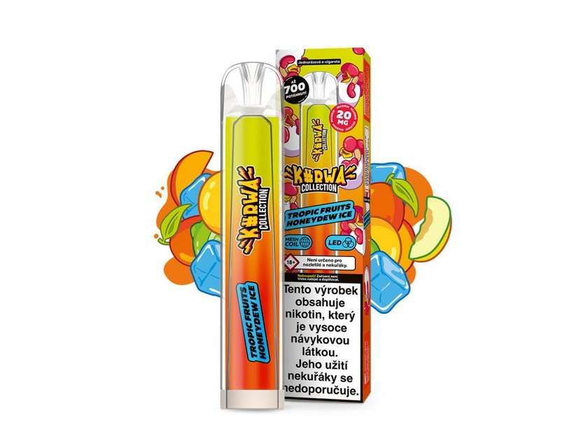 Kurwa tropic fruits honeydew ice, 700 potahů