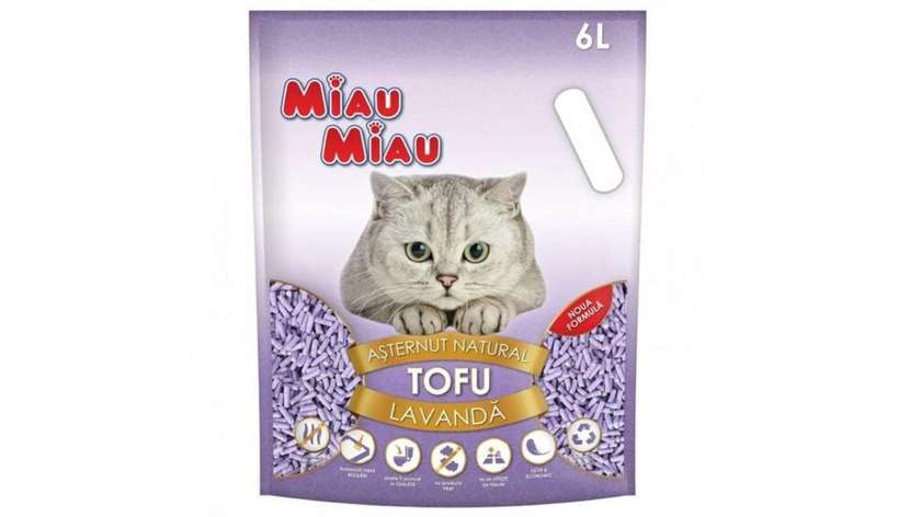 Tofu Litter Miau Miau Lavender 6l