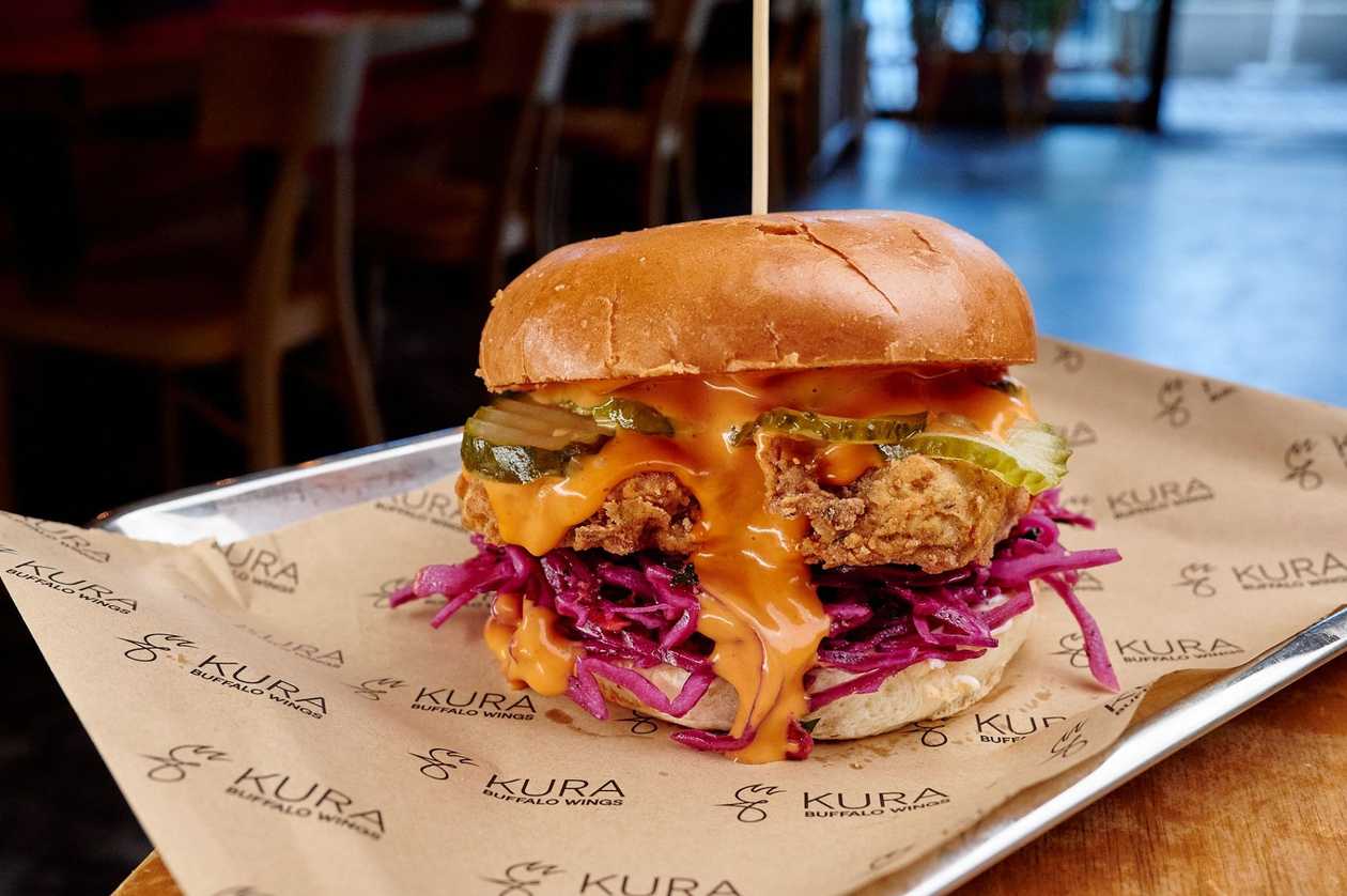 Kanapka Vegan Buffalo 🌶️
