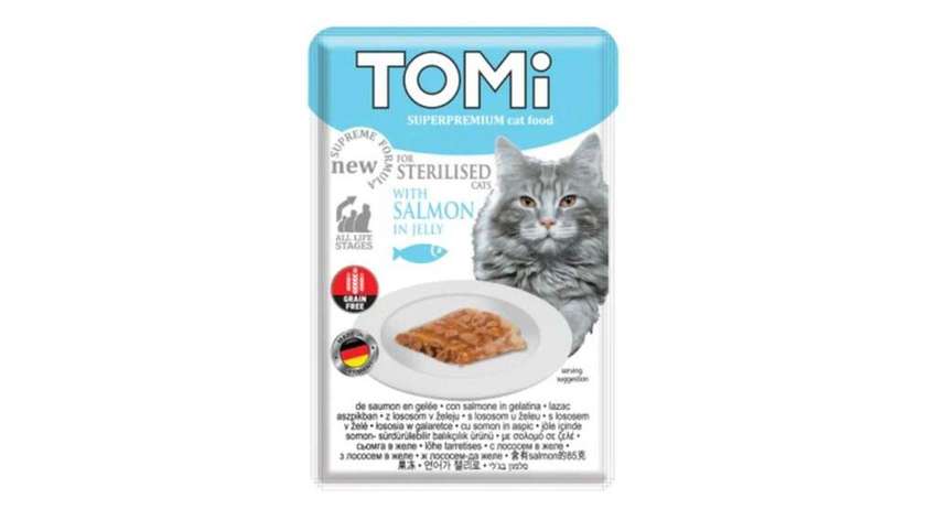 Pouch Tomi Sterilised Salmon
