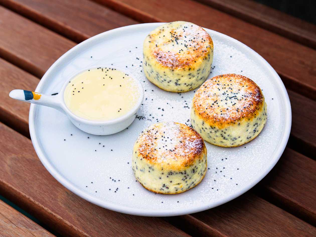 Cheesecakes with Poppy Seeds