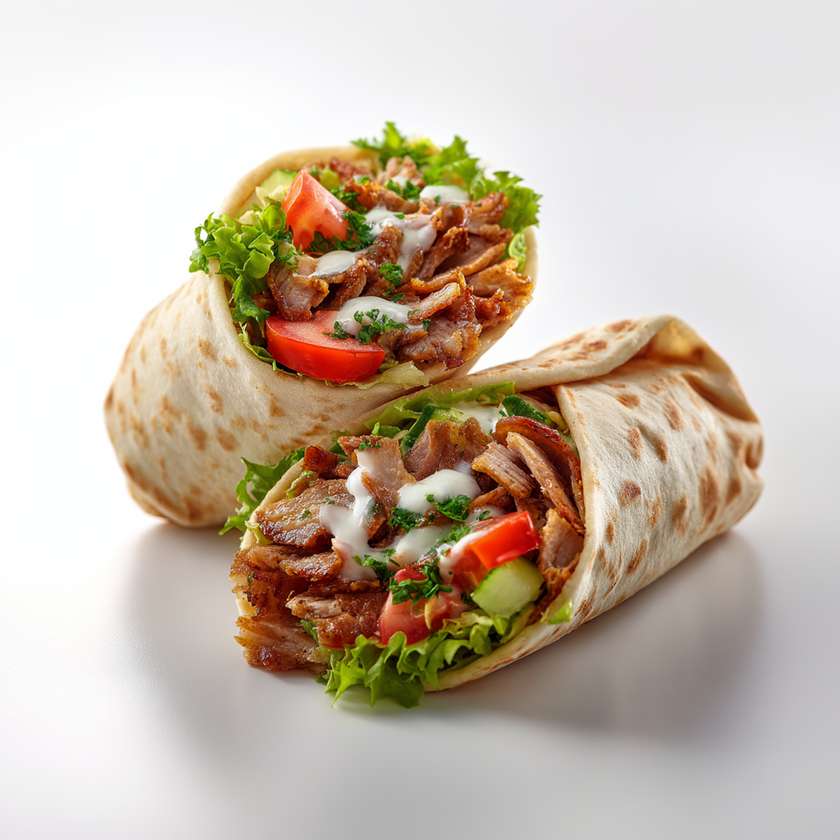 Kebab in Lavash