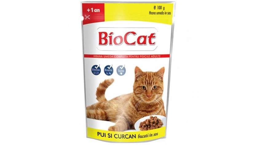 Pouch Biocat Chicken Turkey
