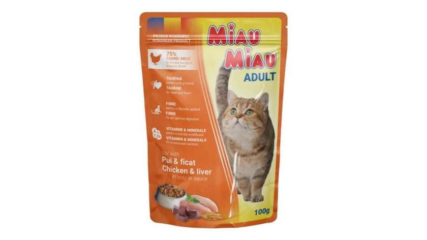 Pouch Miau Miau Adult Chicken Liver
