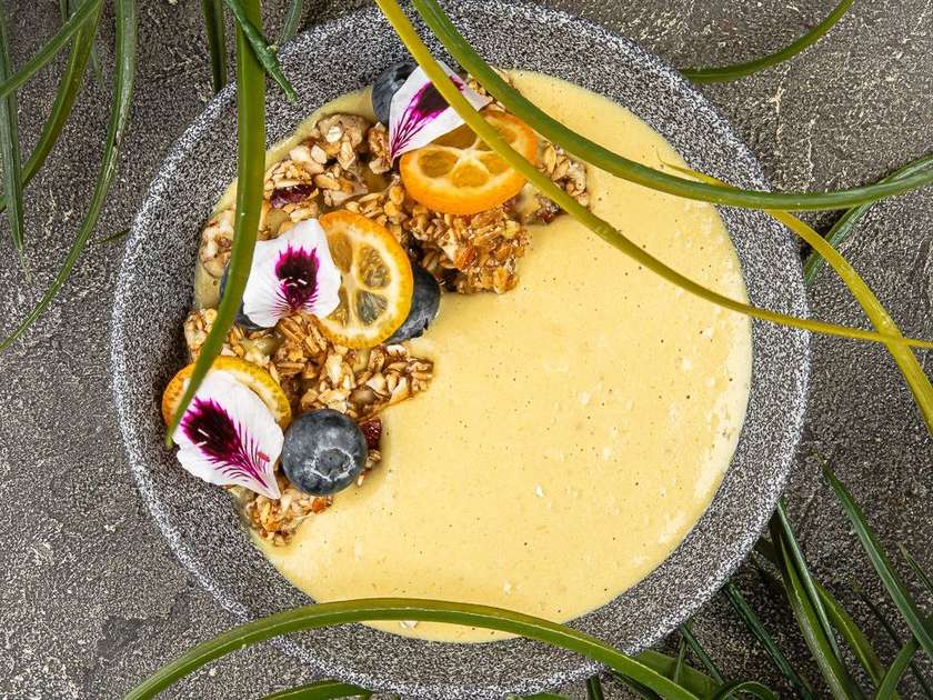 Granola Orange bowl