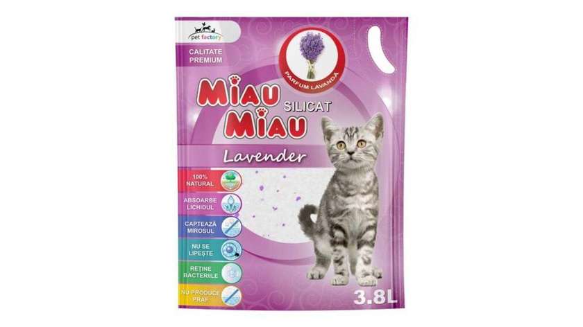 Silicat Miau Miau 3.8l Lavender