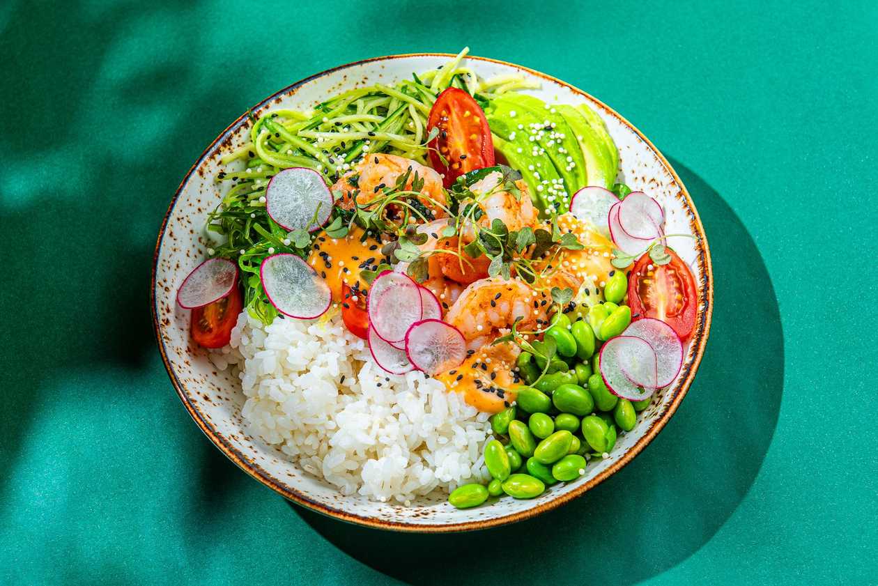 Салат из креветок