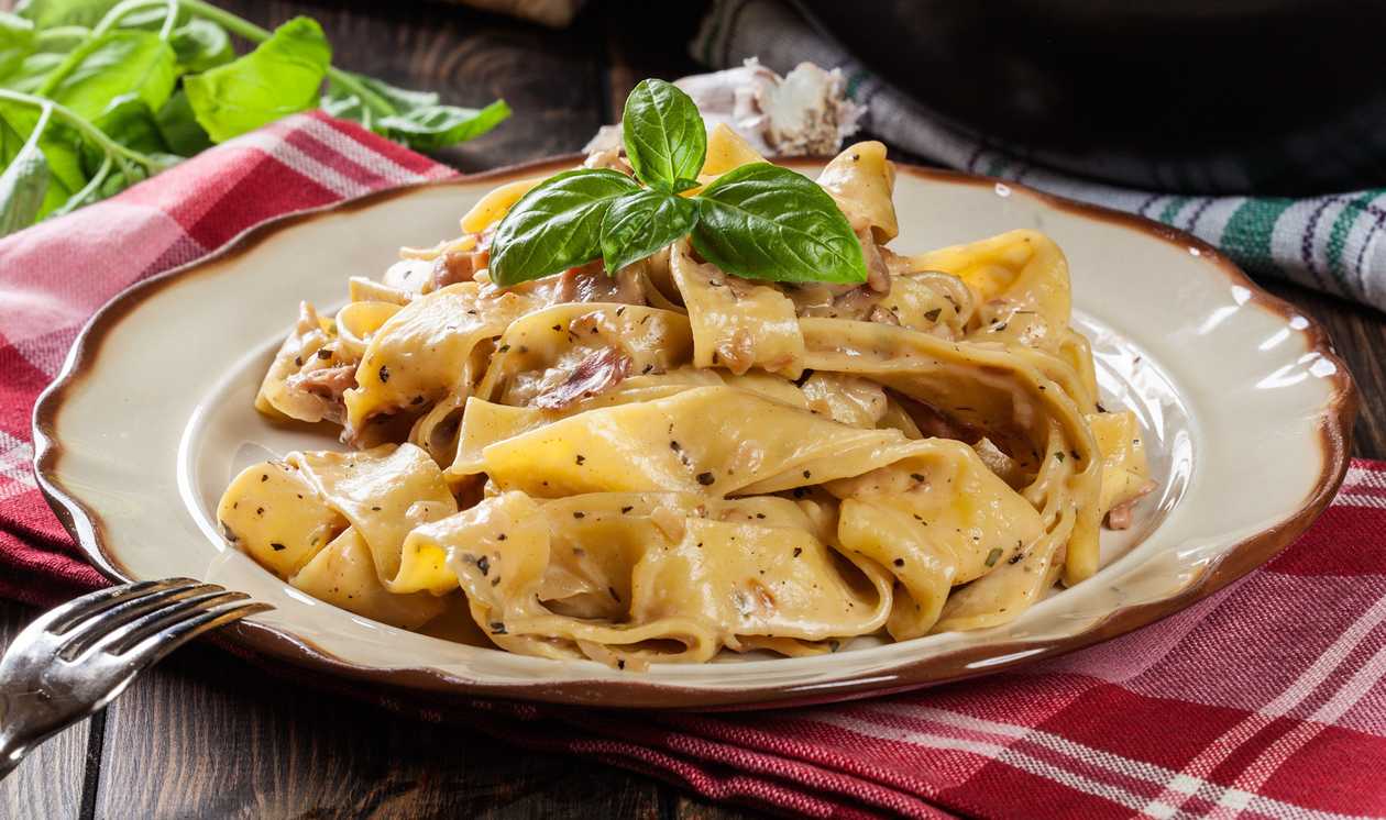 Pappardelle ai funghi porcini