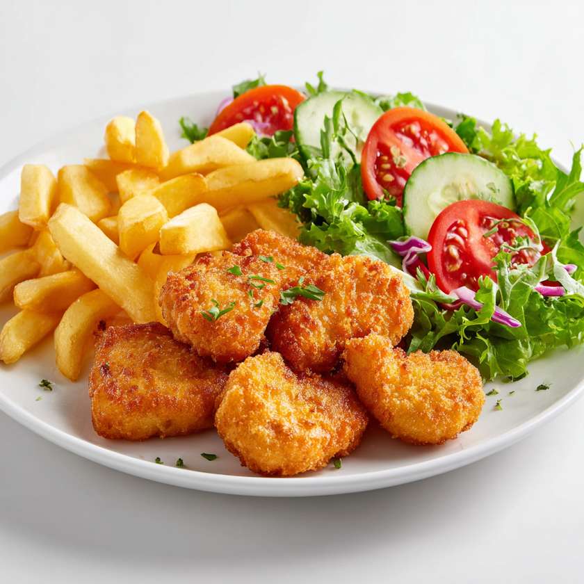 Chicken Steak on a Plate