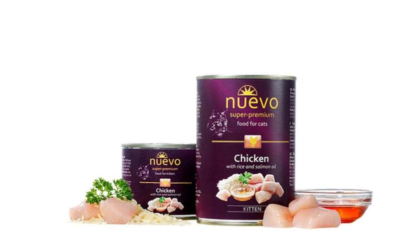Canned Nuevo Chicken Kitten 400g