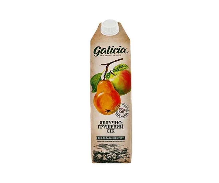 Сік Galicia яблуко-груша 1л(127172)