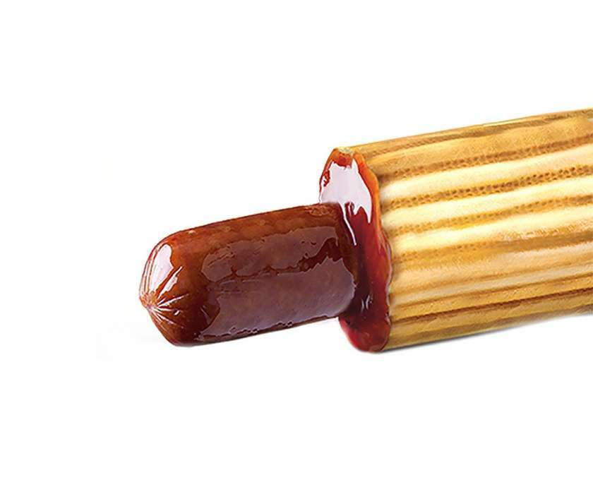 Хот-дог Баварська сосиска (світла булка)(49857)