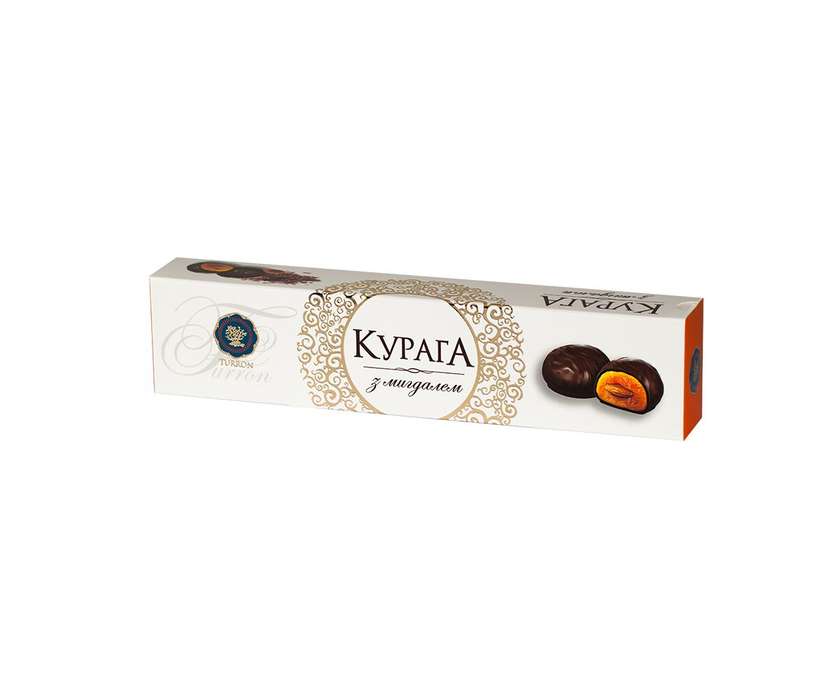 Цукерки TURRON Курага з мигдалем 200г(66082)