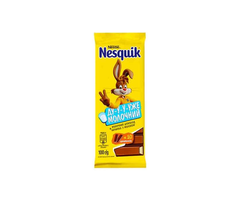 Шоколад Nesquik з молочною начинкою 100г(133739)