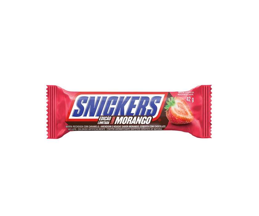 Шок/батон Snickers зі смак полуниці 42г(134814)