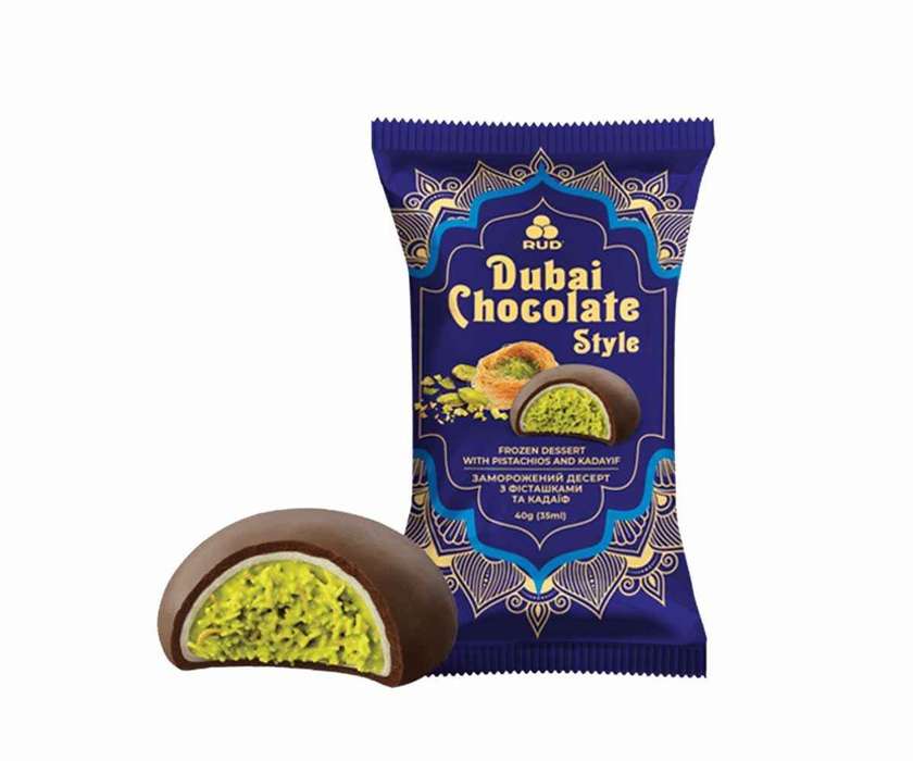 Десерт Рудь Dubai Chocolate з фісташ 40г(139023)