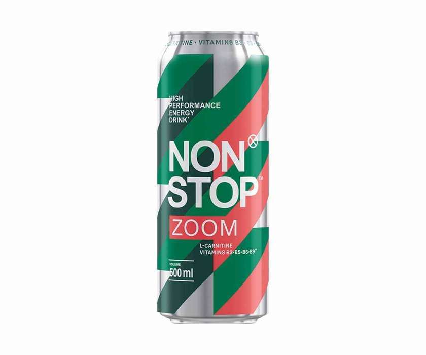 Енерг напій Нон Стоп ZOOM 0,5 ж/б(139420)