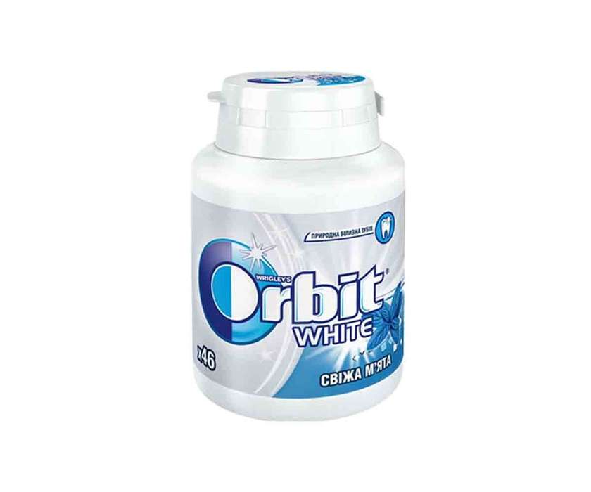 Жув/г Orbit  Bottle White Freshmint 64г(114543)