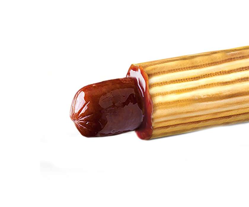 Хот-дог Ковбаска Салямі (світла булка)(57677)