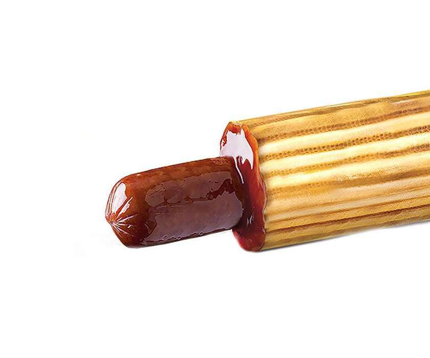 Хот-дог ХХL Баварська сос.(світла булка)(124357)