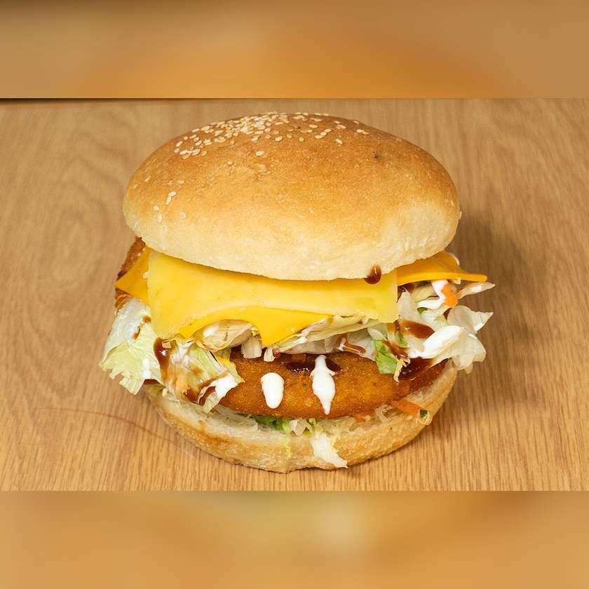 Chicken Escalope Burger Bun