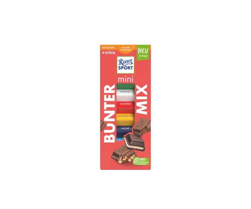 Шок міні Ritter Sport Bunter Mix 150г(138135)